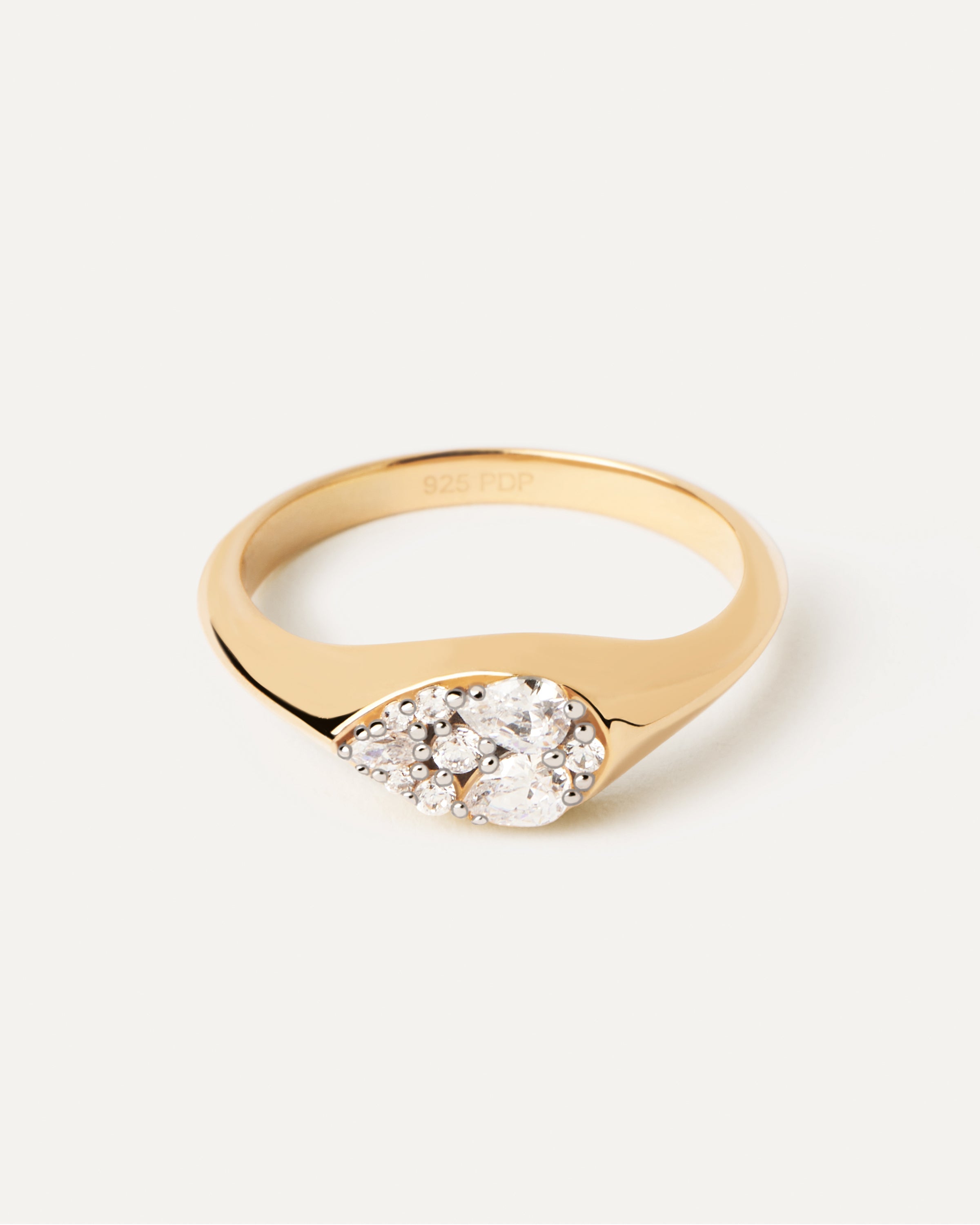 Anillo Grabado Esencial con Esencia de Vainilla Natural