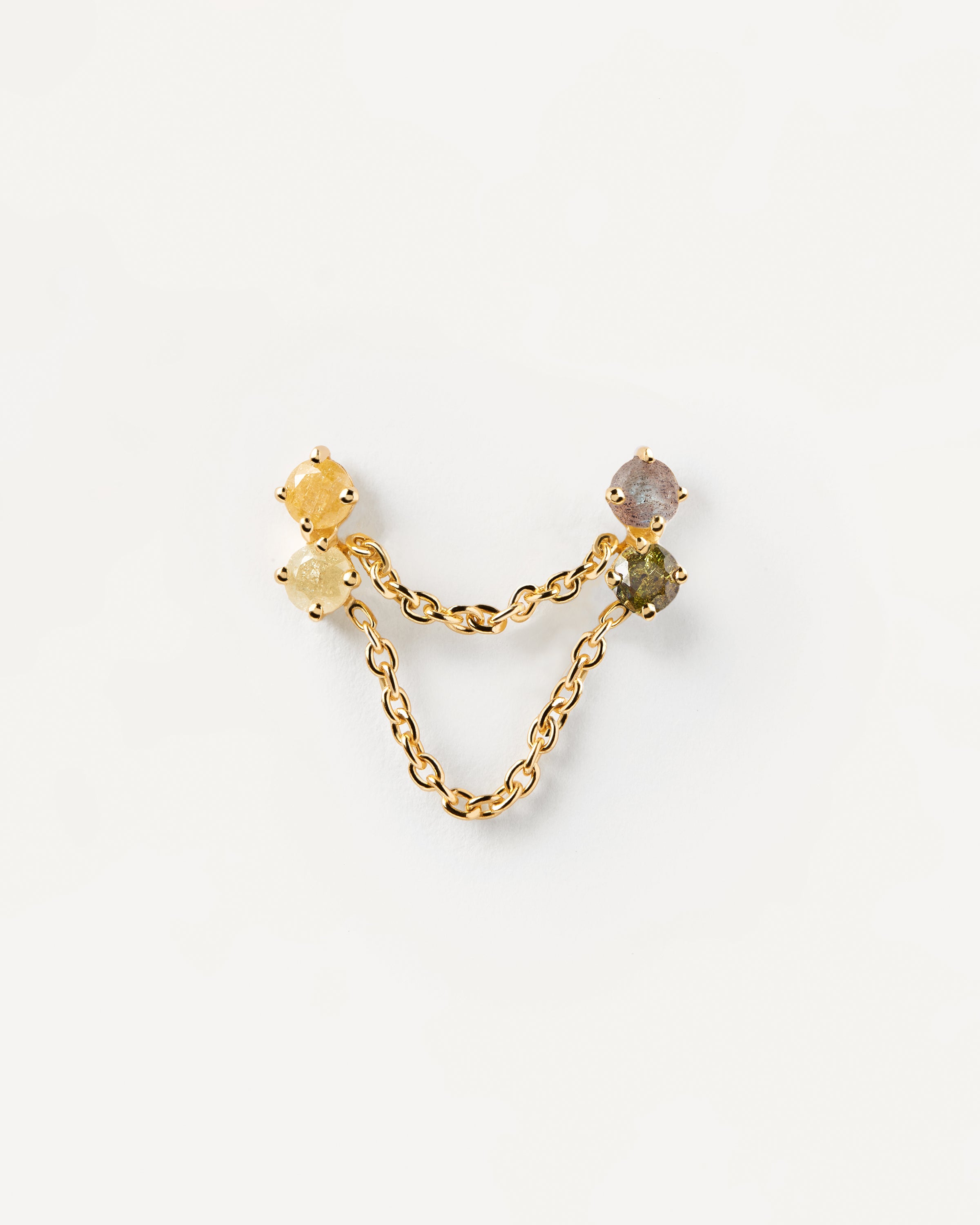 Pendiente único Naomi - Joyería minimalista de plata esterlina para look contemporáneo