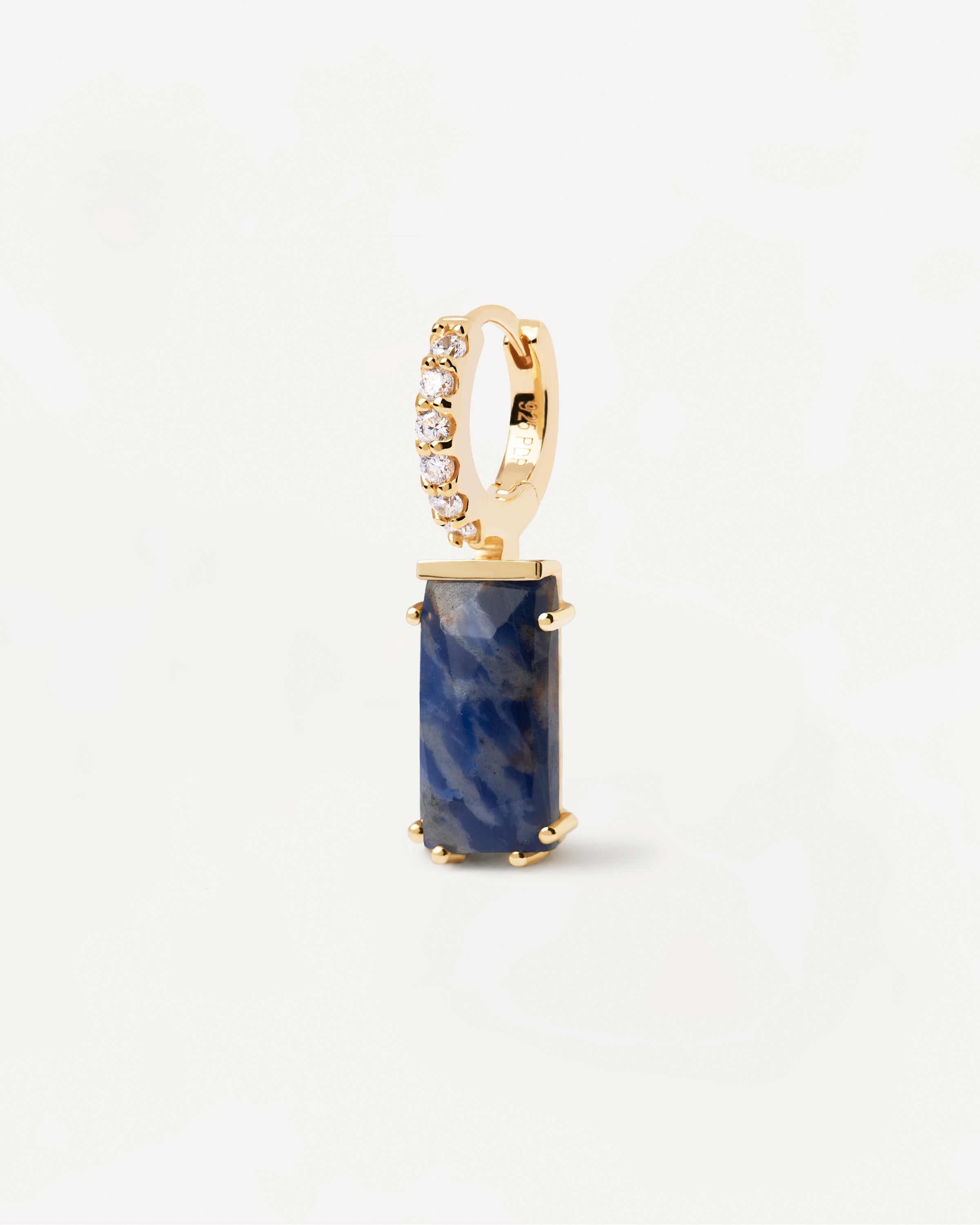 Pendiente Exclusivo Kaori en Sodalita Azul – Diseño Único