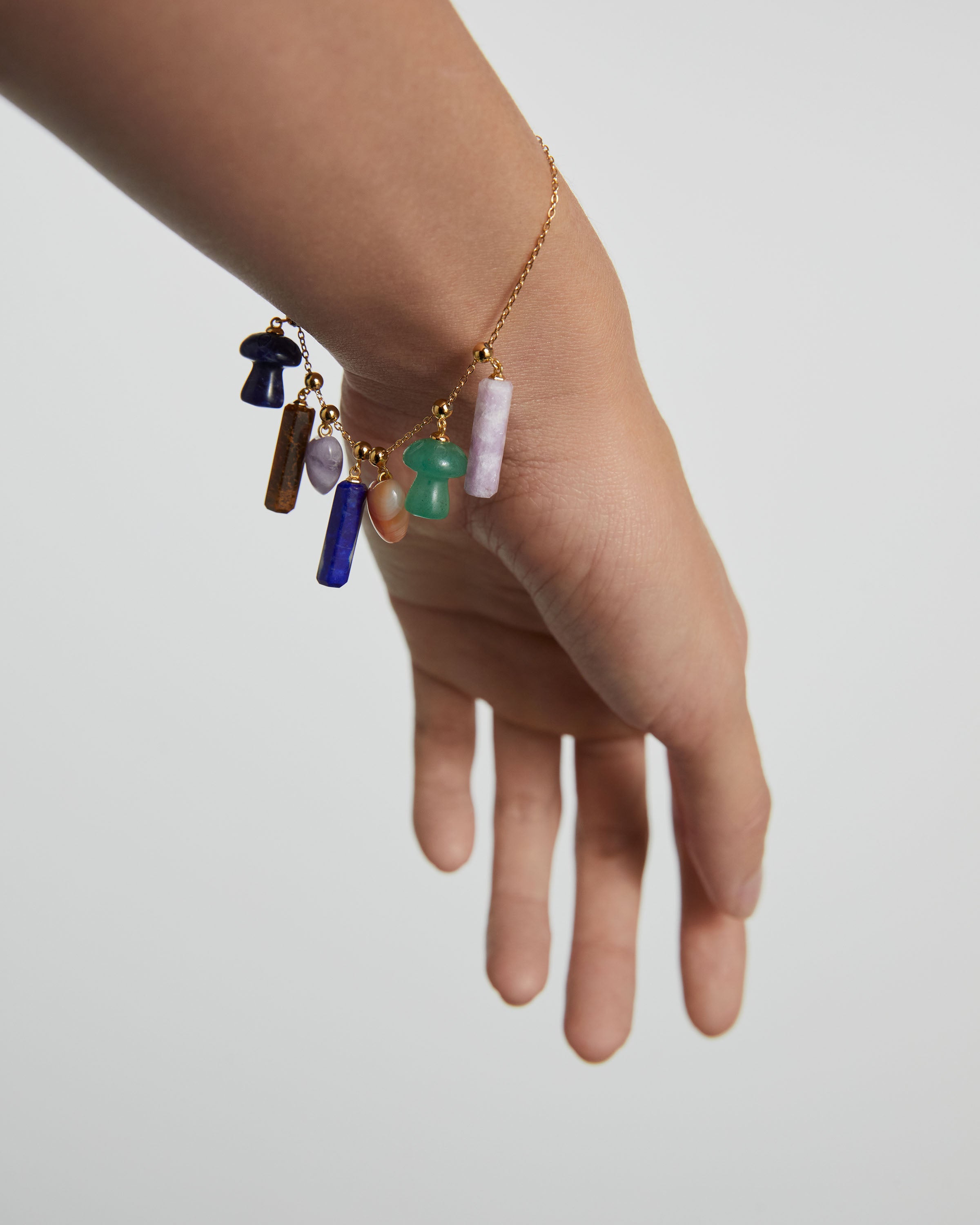 Amuleto de Ojo de Tigre Natural - Dije de Piedra con Energía Protectora para Pulseras Elegantes