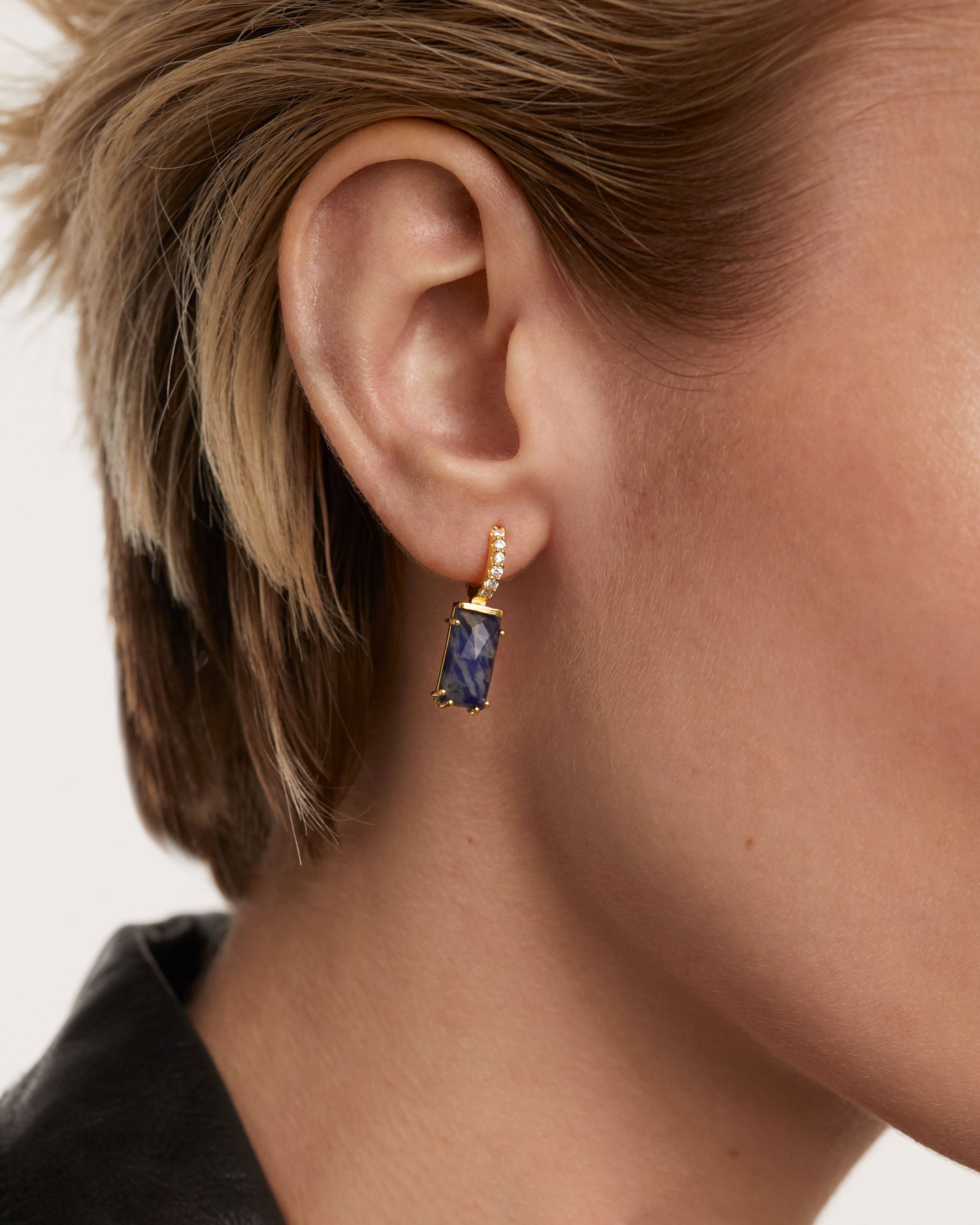 Pendiente Exclusivo Kaori en Sodalita Azul – Diseño Único