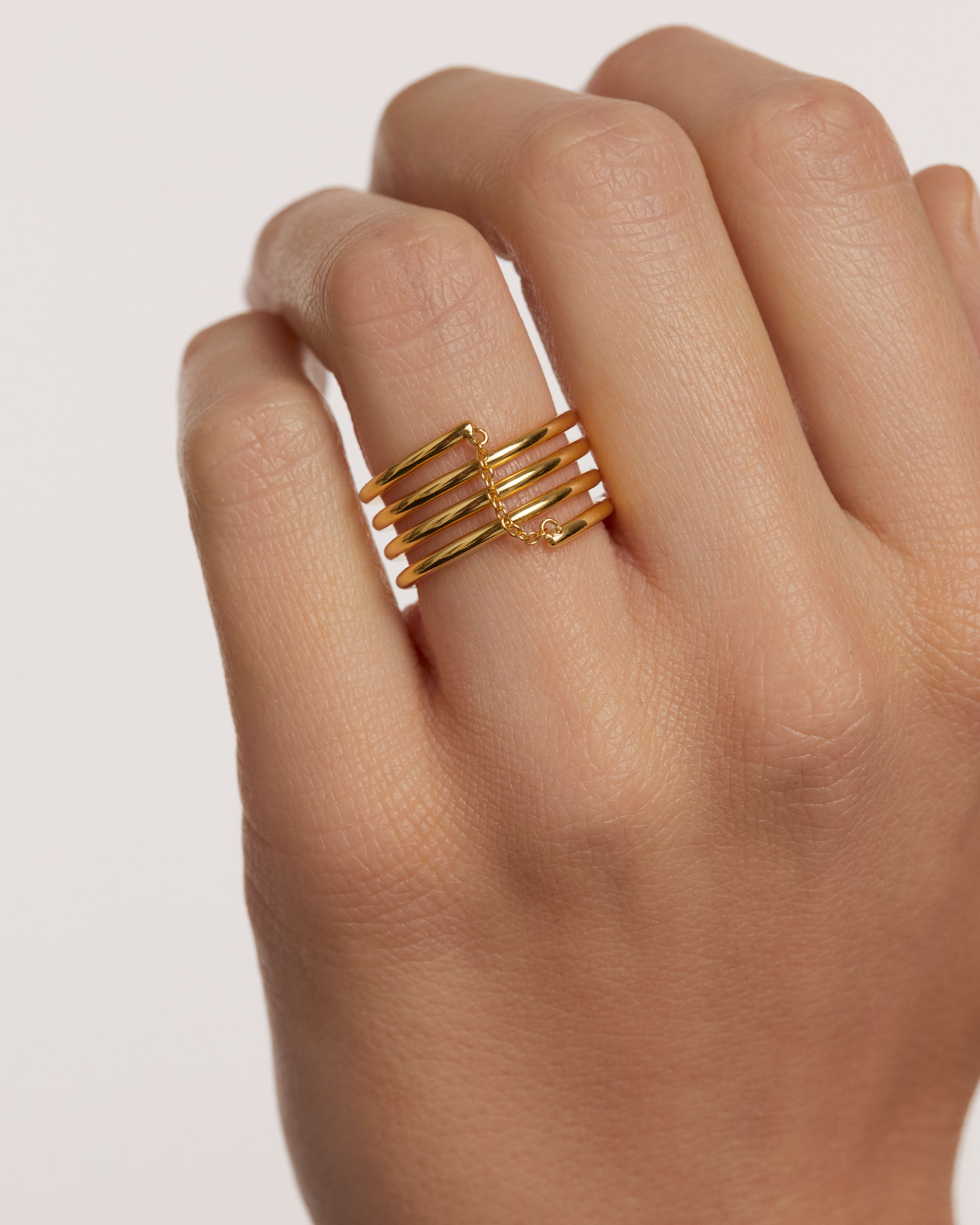 Anillo Brillante de la Estación Floral con Detalles Únicos
