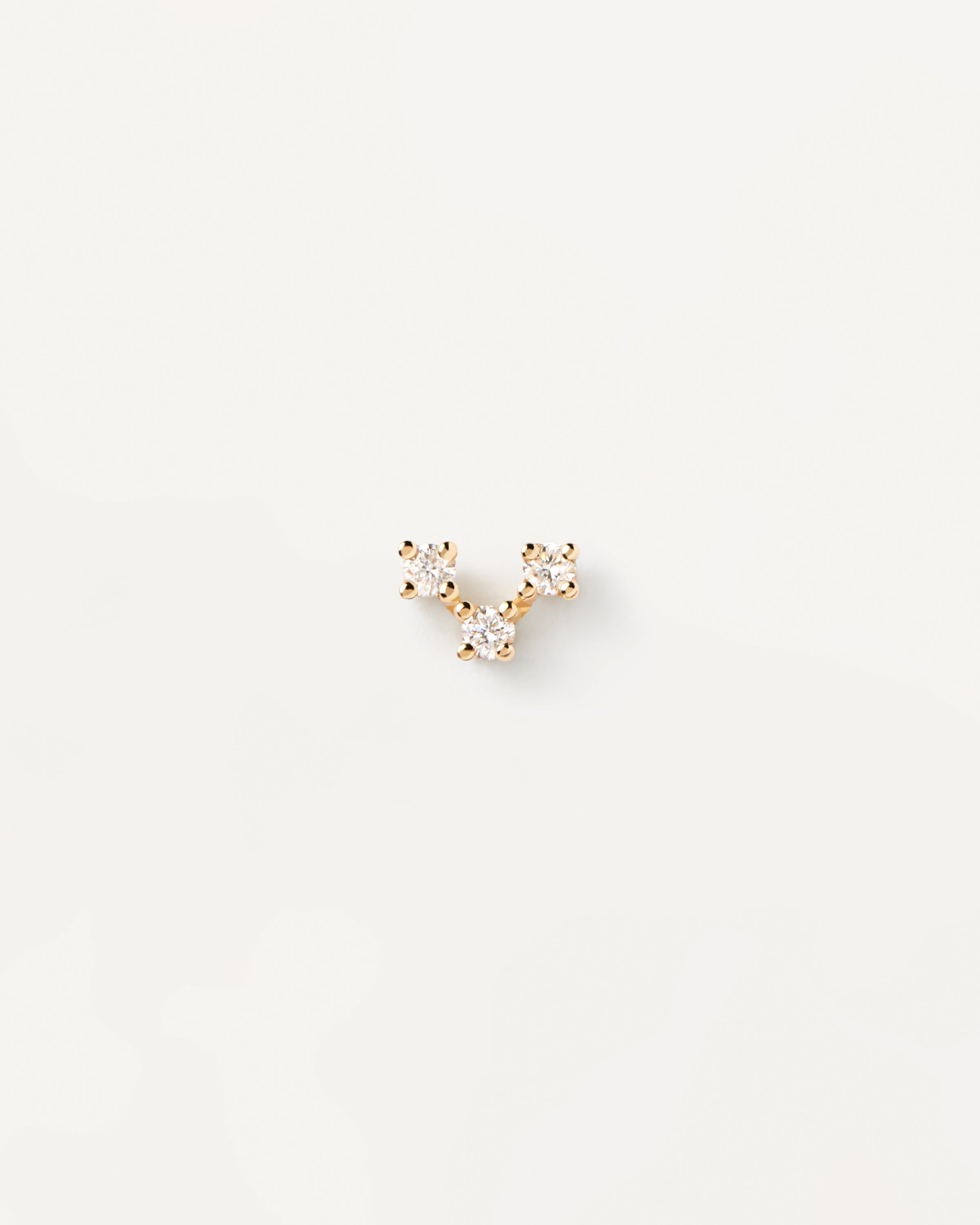 Pendiente Nolita en Oro con Diamantes - Diseño Exclusivo para Mujer