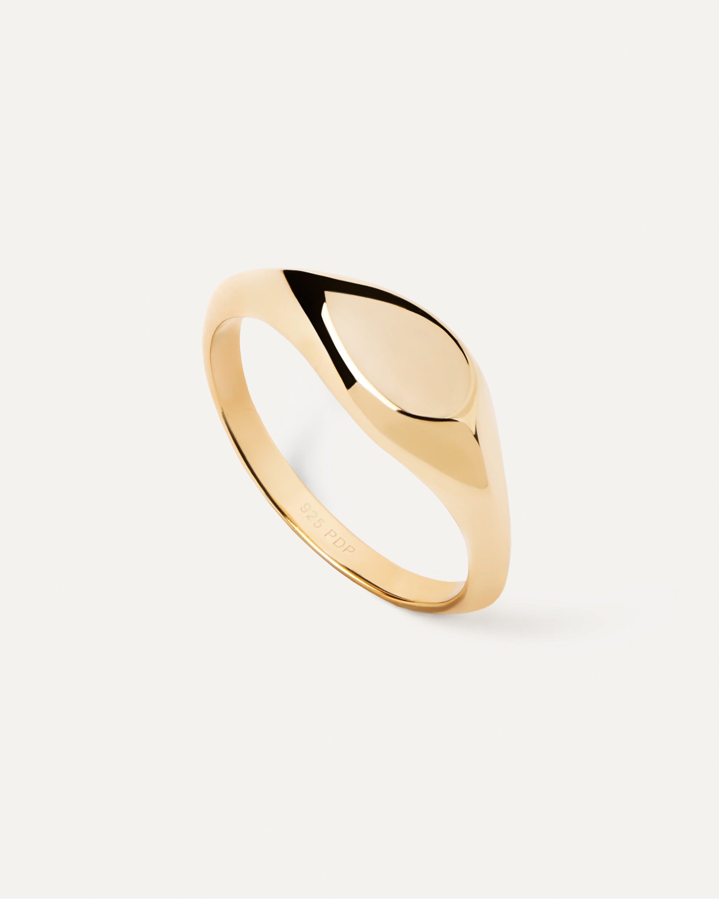 Anillo de Estampación Artesanal Devi - Diseño Exclusivo para Sellos Personalizados