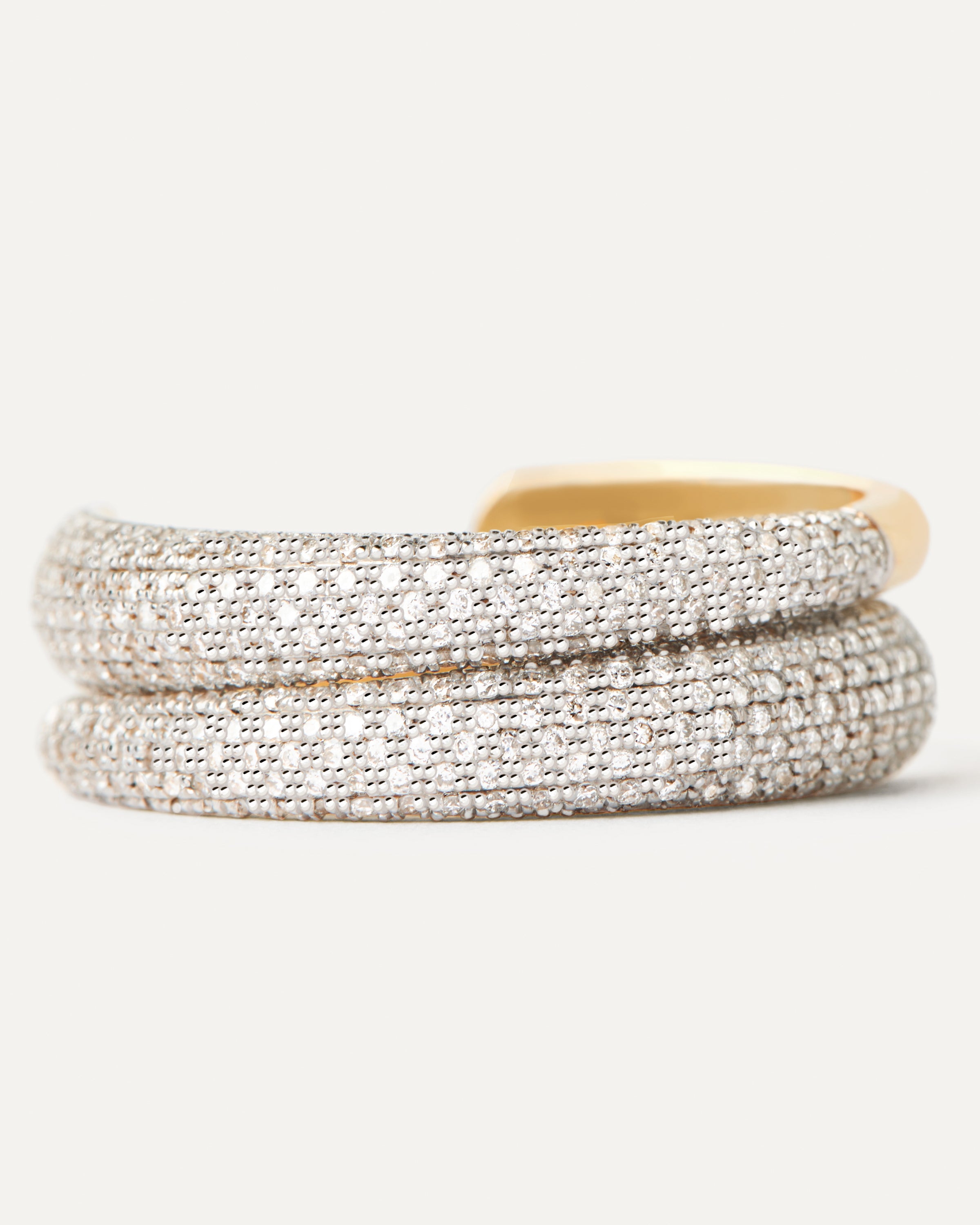 Aros de Oro y Diamantes Brillantes - Colección Soho de Lujo
