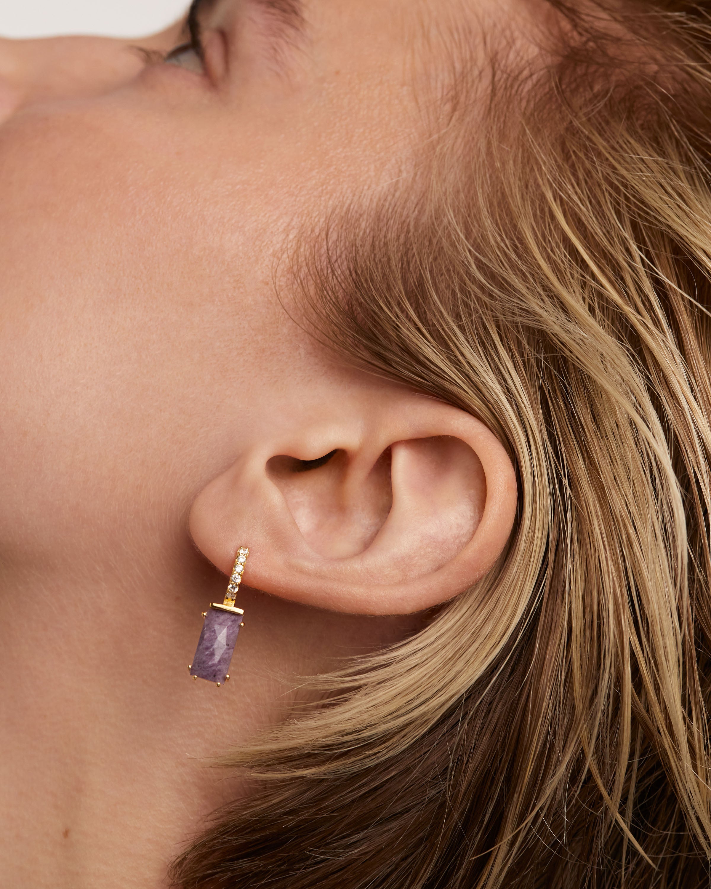 Pendiente de Charolita Kaori - Joyería Exclusiva con Diseño Único