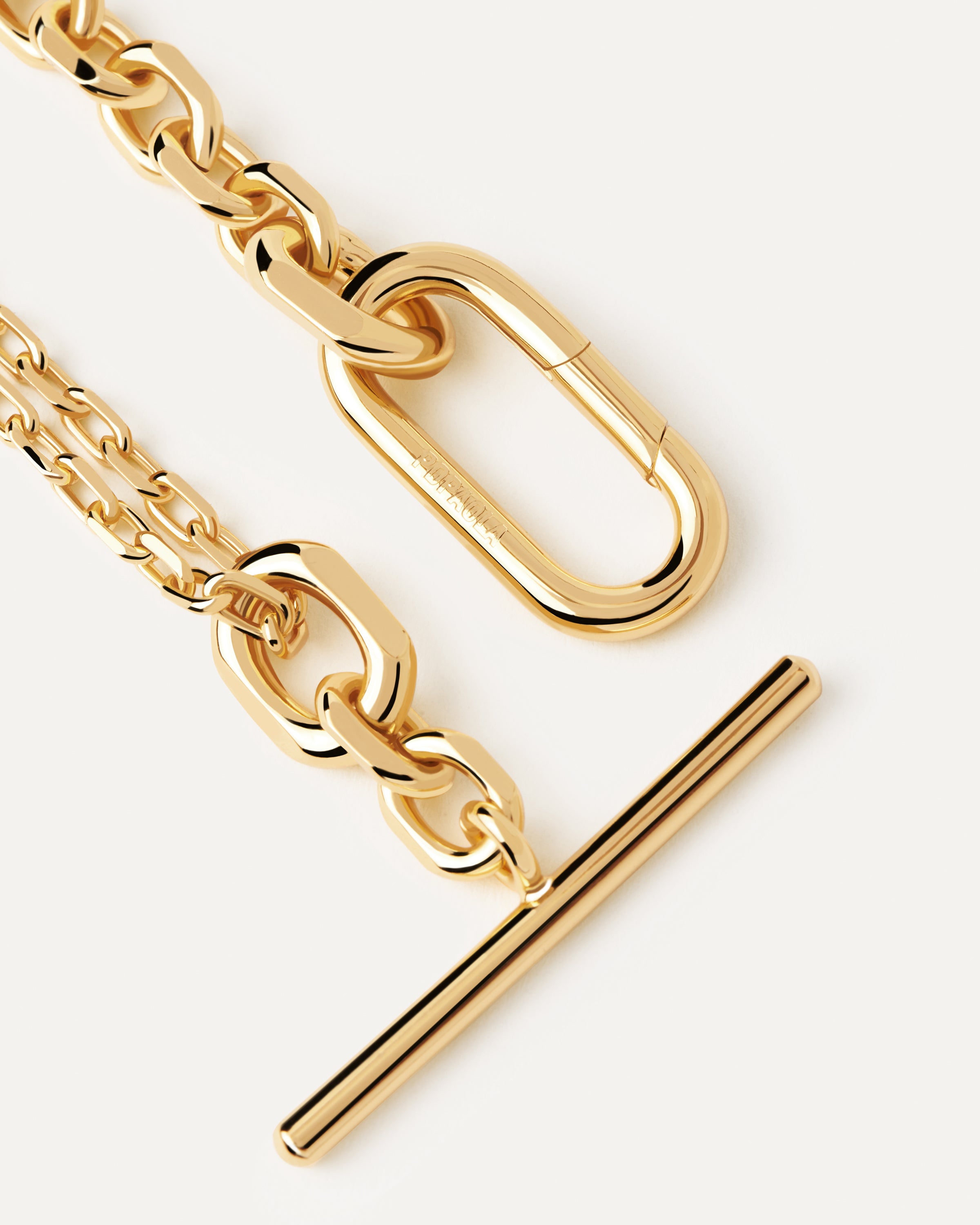 Pulsera Vesta en Cadena con Detalles Brillantes