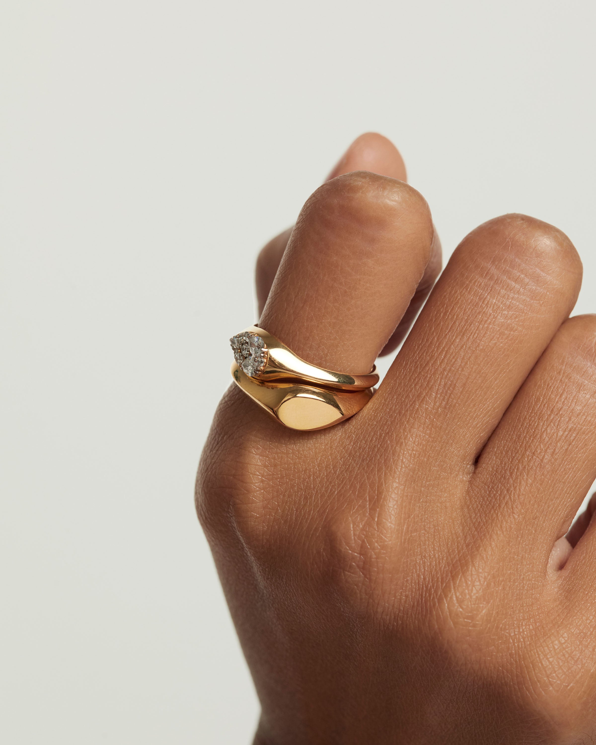 Anillo Grabado Esencial con Esencia de Vainilla Natural