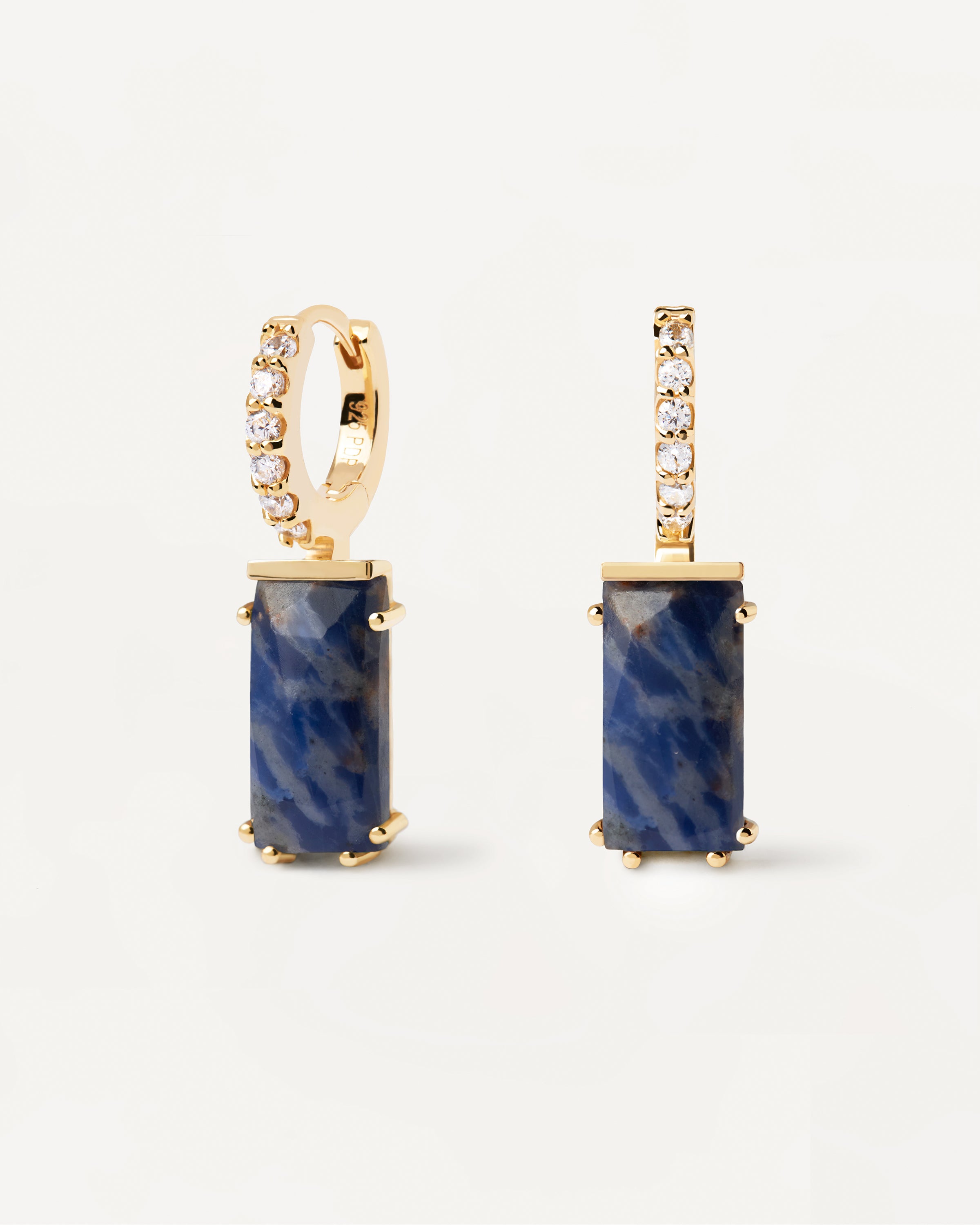 Pendiente Exclusivo Kaori en Sodalita Azul – Diseño Único