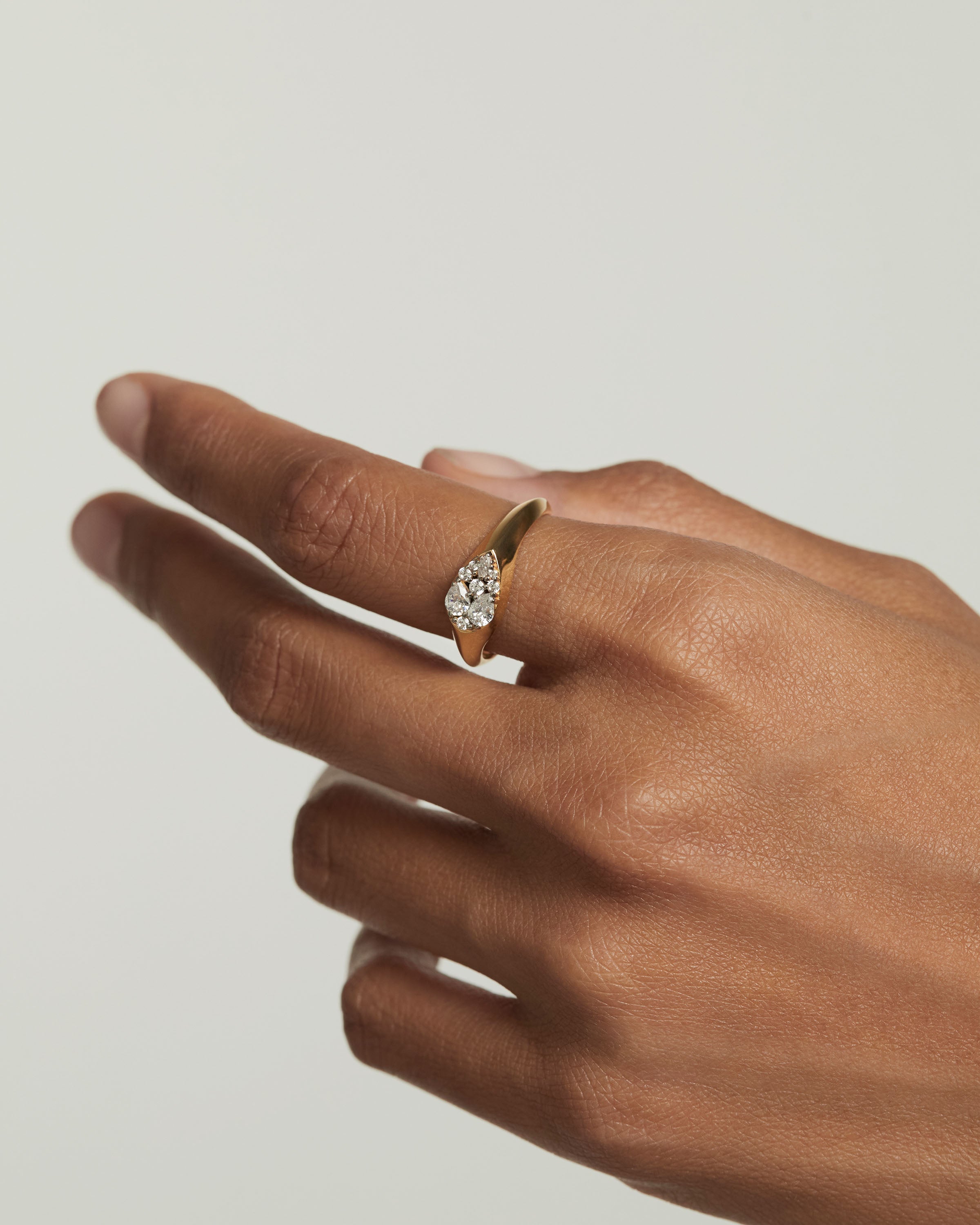 Anillo Grabado Esencial con Esencia de Vainilla Natural