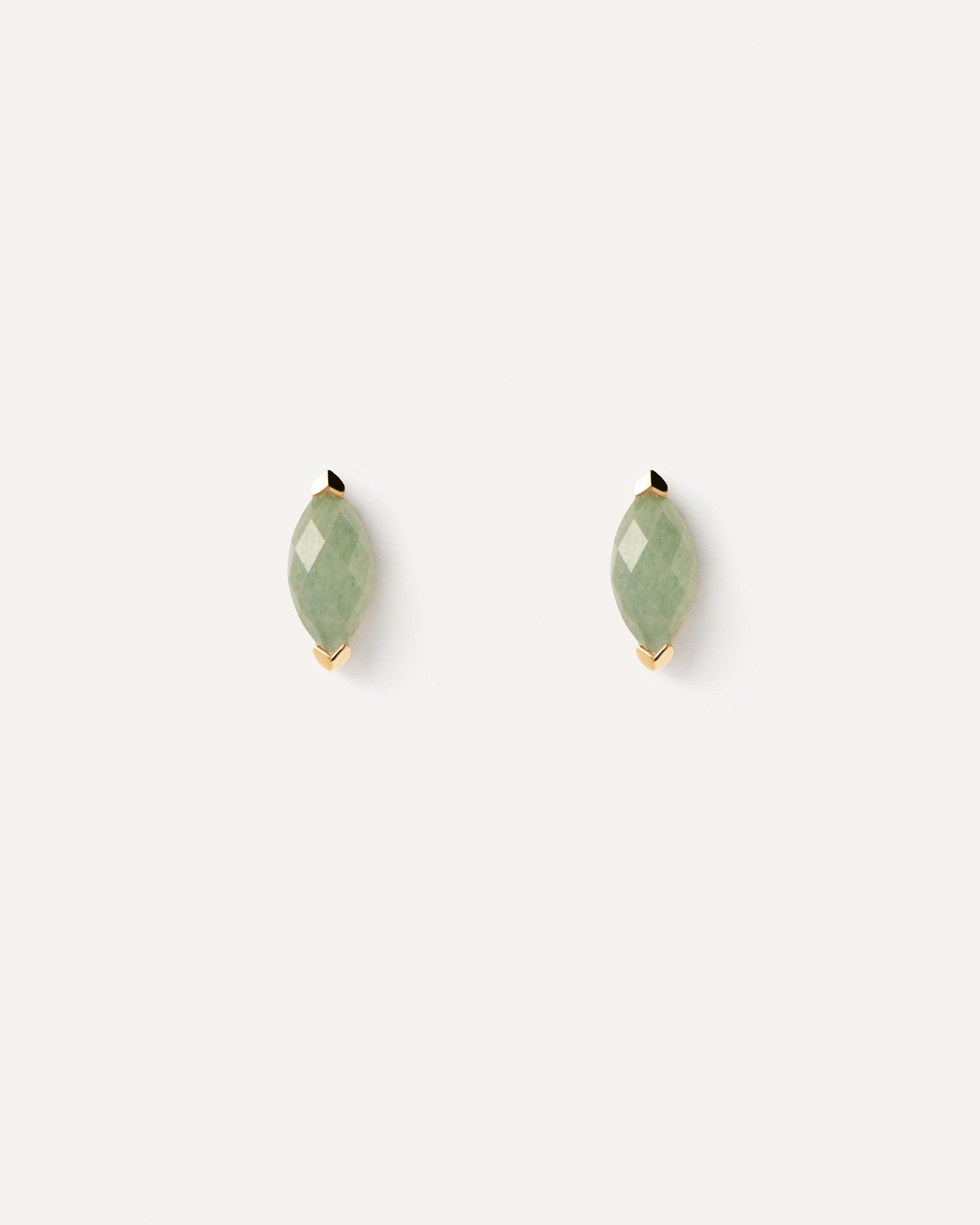 Pendiente Singular de Aventurina Verde con Diseño Nómada Bohemio